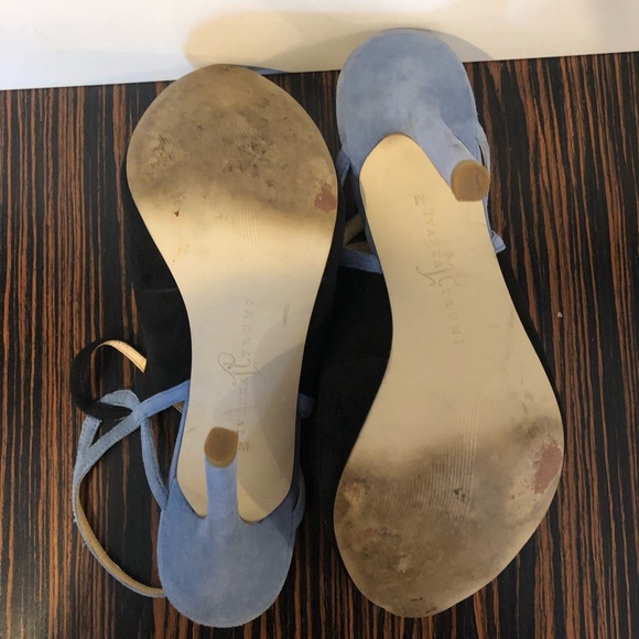 Blue and Black Ivanka Trump Heels - Picture 4 of 4